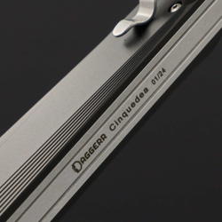 Нож Cinquedea black aluminum VG10