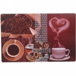 Салфетка на стол 43*28см в наборе 6+6шт «Кофейный аромат»