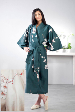 Халат-кимоно Mirabello Floralie белый