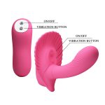 Розовый вибратор для вагинальной стимуляции точки G Pretty Love G-spot Vibrator Fancy Clamshell with Remote BI-014368W-3