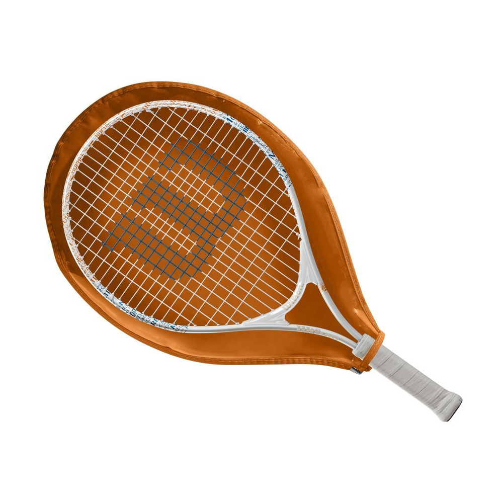 Детская теннисная ракетка Wilson Roland Garros Elite 21 - white/blue/clay red