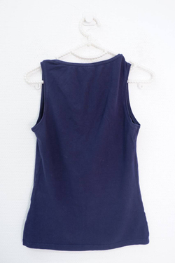 Майка темно-синего цвета 42 размер