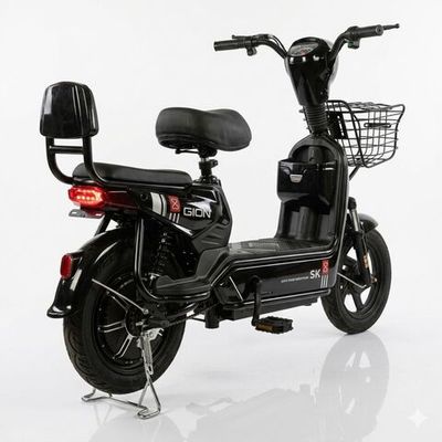 Электроскутер XCHU SK8, 16 размер колес, черный