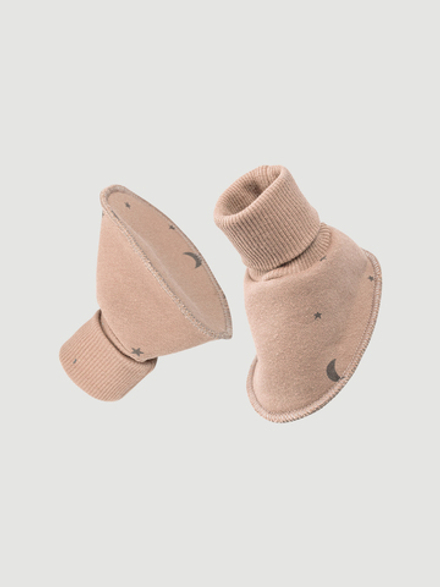 Утеплённые пинетки Mjölk Camel Moons