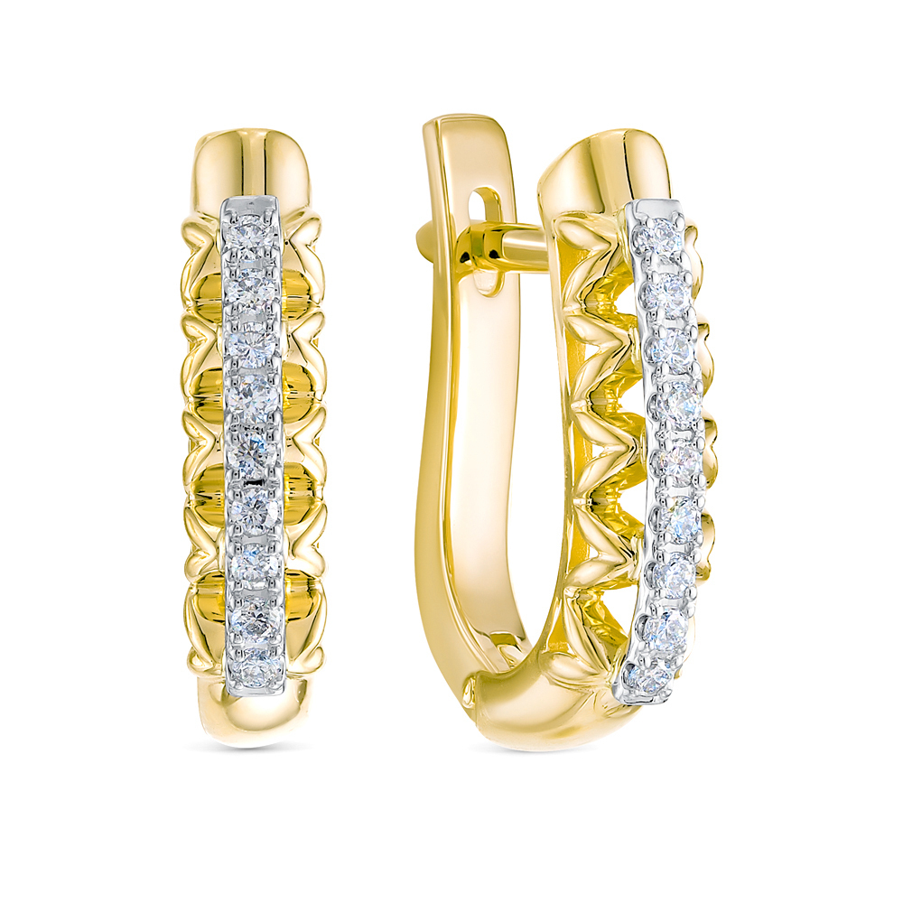 Серьги из золота 585 пробы
