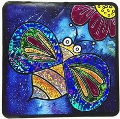 Пчелка-аппликация цветной фольгой, MH001