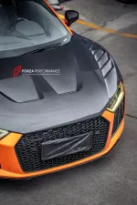 Карбоновый капот для AUDI R8 4S 2015-2018 | 4S Рестайлинг 2019+ Ауди обвес