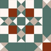 Dual Gres NiceKer Victorian Dreams Windsor Green 45.2x45.2