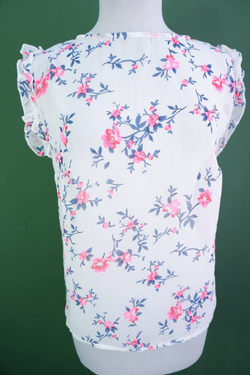 Блузка для романтичного образа, маркировка L/XL, визуально на 48/50 размер