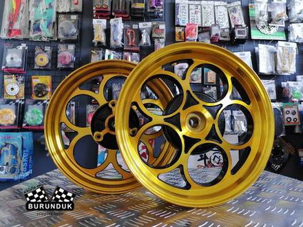 TWPO ЛИТЫЕ ДИСКИ золотые [к дисковым тормозам] DIO AF / ZX