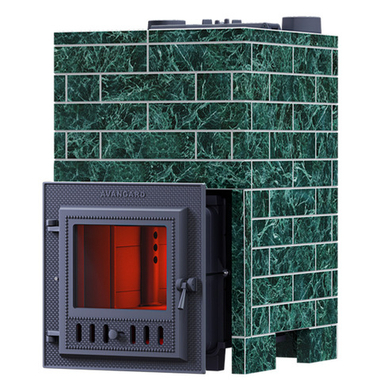 Печь для бани Авангард ЗК25М в облицовке Классика 790/40 Змеевик кирпич