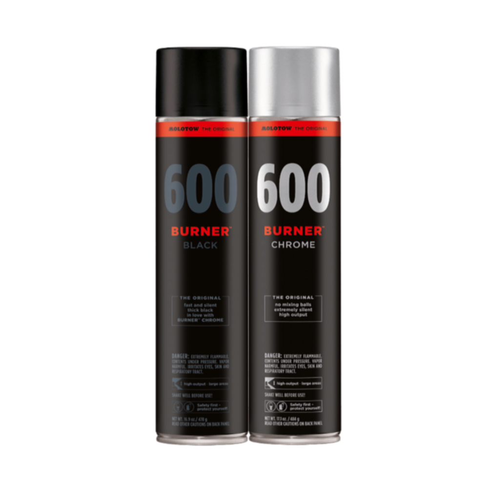 Комплект из 2х баллонов Molotow BURNER - 600мл