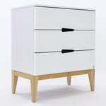 Пеленальный комод Antemi Mia Light Белый/Дерево