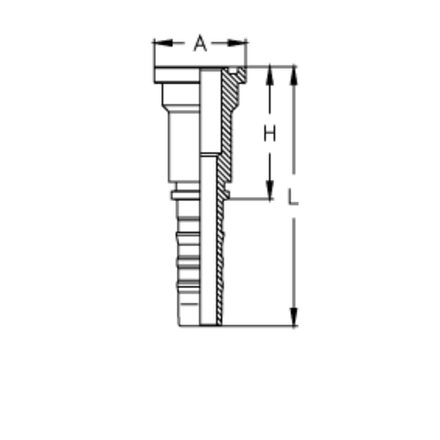 Фитинг DN 32 SFS 1.1/2 63.5 СS