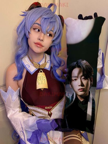 Мини дакимакура Джей Кей Чонгук из БТС | BTS арт. M1065, 60х20 см