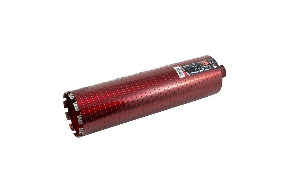 Коронка алмазная Diam САСС Extra Line Titan HIT 132x450 мм, 6 сегментов, 1 1/4 UNC, армированный бетон 313041