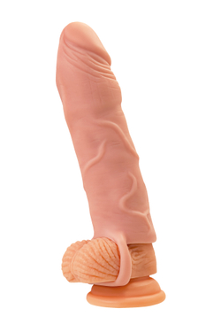 Насадка XLover by TOYFA, для увеличения размера, TPE, телесный, 19 см