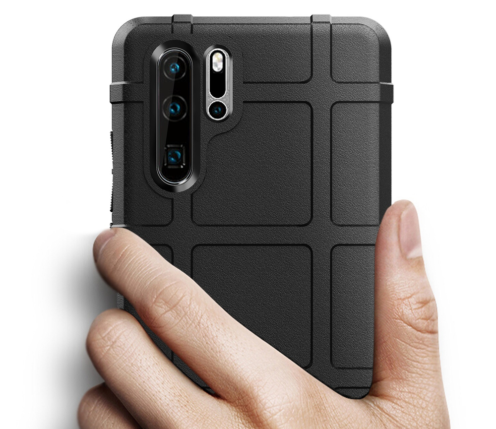 Чехол для Huawei P30 Pro цвет Black (черный), серия Armor от Caseport