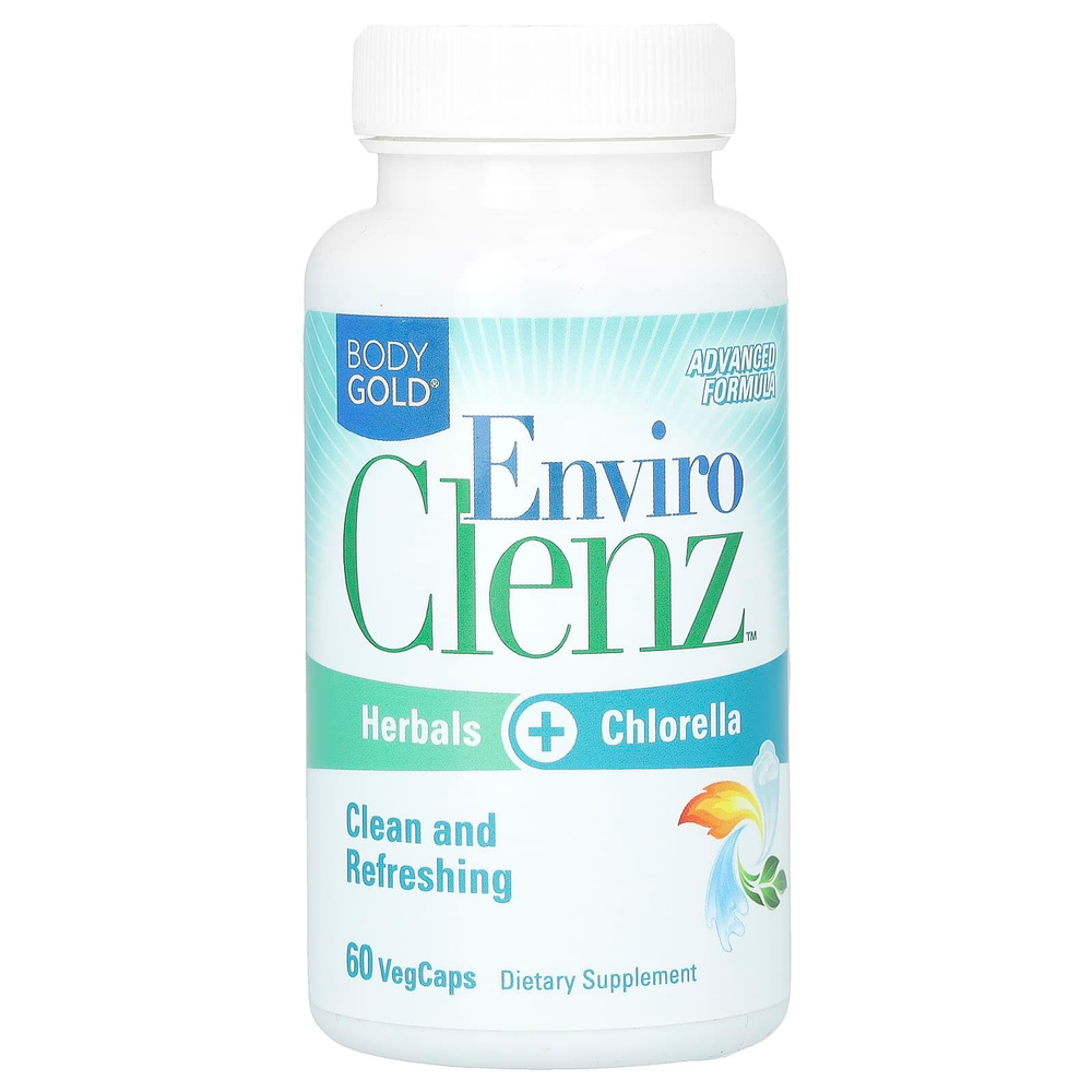 BodyGold, Enviro Clenz, 60 растительных капсул