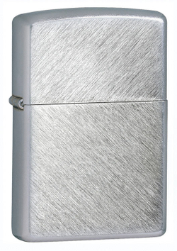 Зажигалка Zippo с покрытием Herringbone Sweep, латунь/сталь, серебристая, матовая, 36x12x56