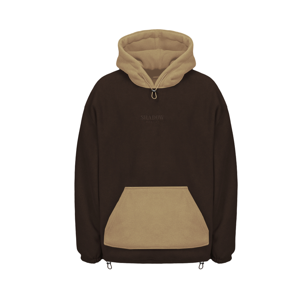 Худи Fleece Shadow Коричневый-песок