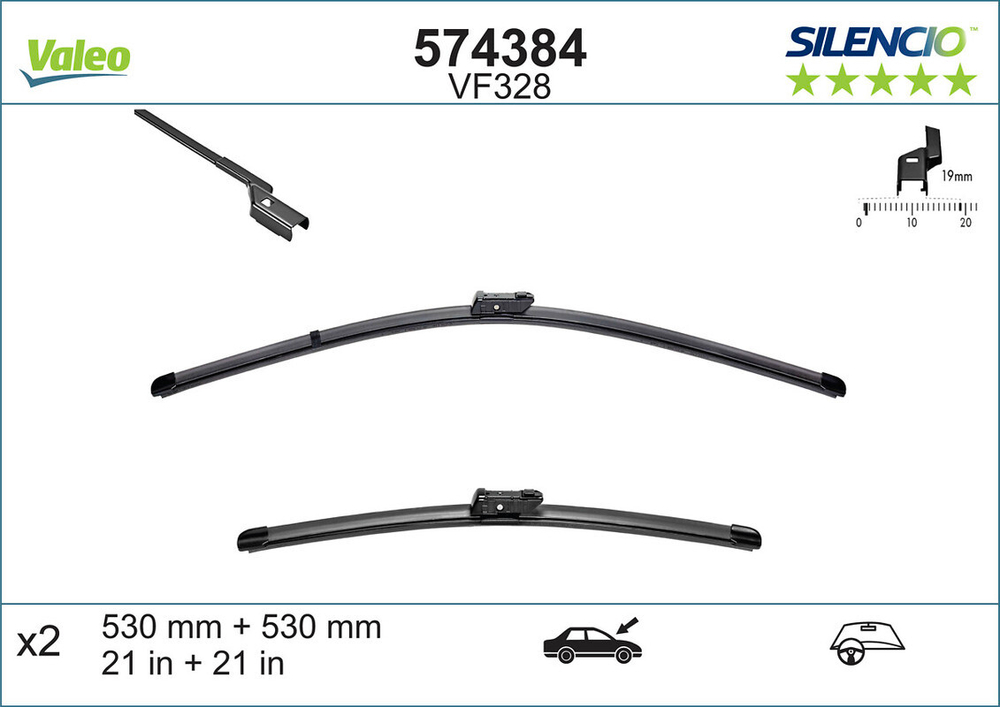 VALEO - 574384-VAL - Wiper Blade
