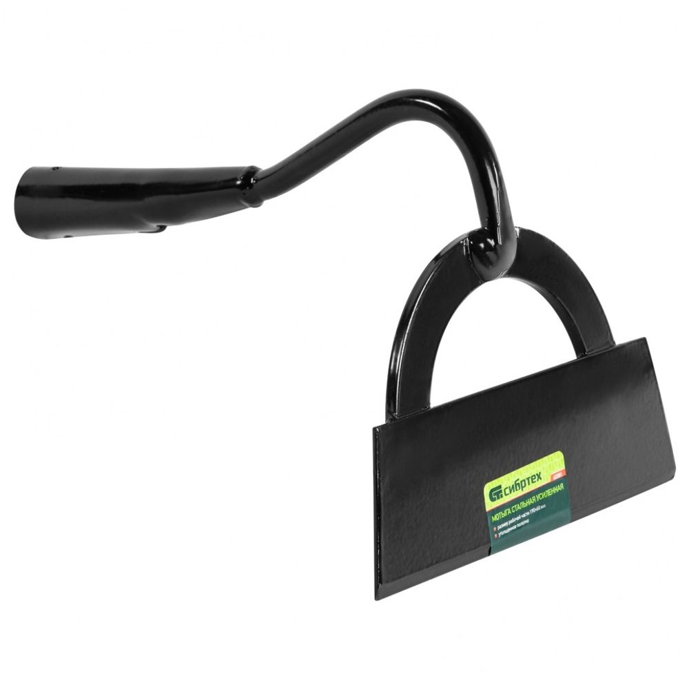 62283 Мотыга стальная усиленная, 190х60х1430мм, деревянный черенок Сибртех