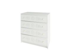Комод "Ki-Ki" КМД 800.1 (белый/белое дерево)