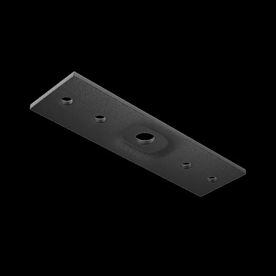 Коннектор прямой Exility накладной черный Technical tra034c-21b