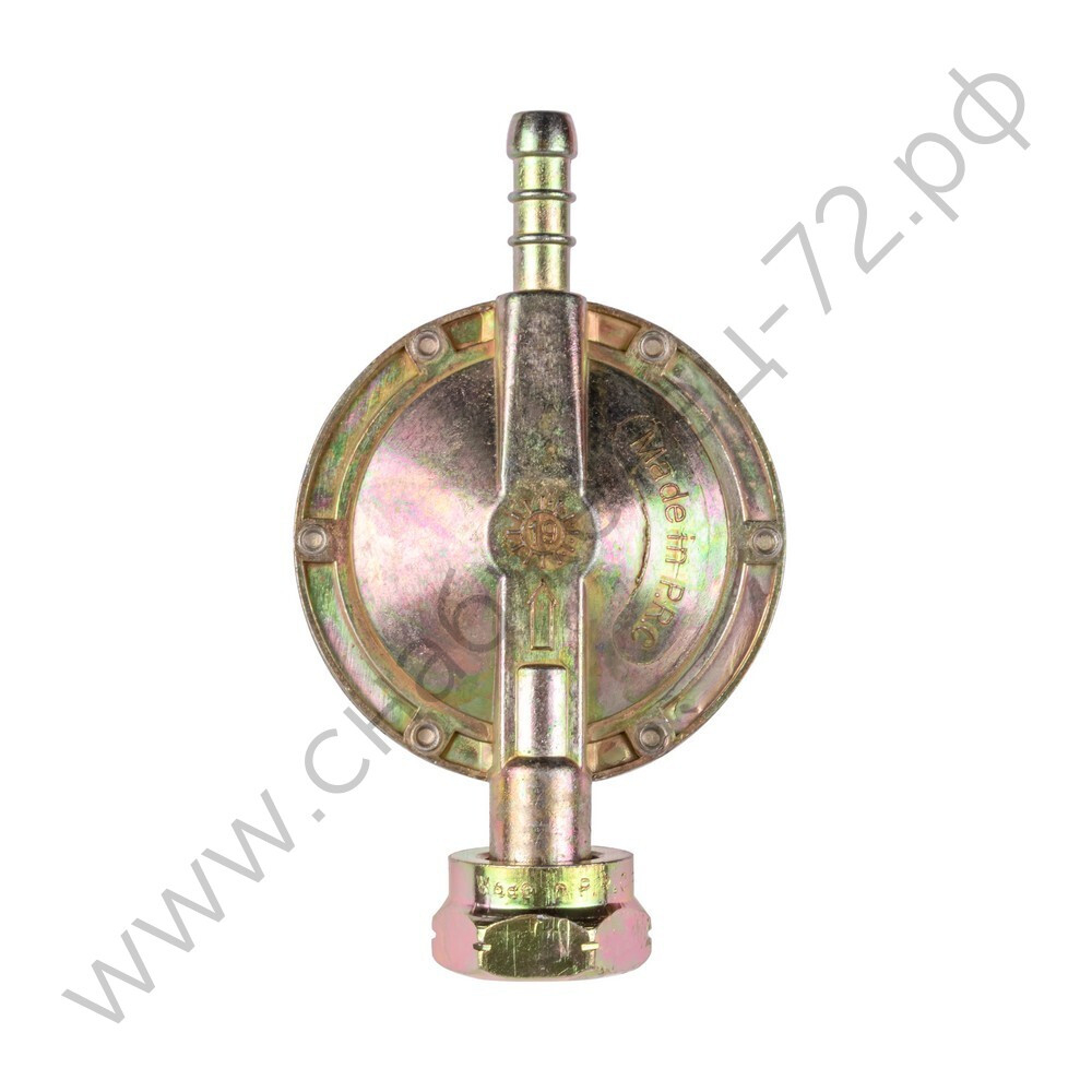 Редуктор пропановый с регулятором тип ЛЯГУШКА Foxweld (вход. гайка 21.8-14/1LH, вых. 9мм)