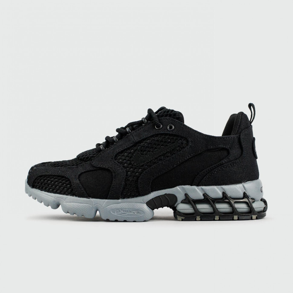 кроссовки Nike Air Zoom Spiridon Cage 2 x Stussy Black Grey CQ5486-001