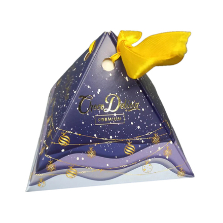 Набор шоколадных конфет Choco Delicia НГ Пралине миндаль в темном шоколаде 120г