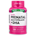 Nature's Truth, Ultra Prenatal, мультивитамины и ДГК, 120 капсул с быстрым высвобождением