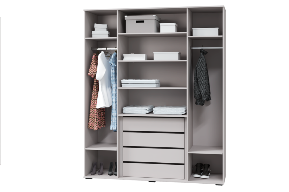 Шкаф 4-дверный "Кашемир"