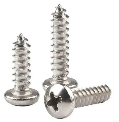 Саморез по металлу полукруг 4.2х45 Phillips нержавейка ДИН 7981/ГОСТ 10621, ZIP-пакет (10 шт.)