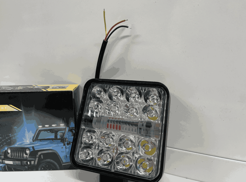 Фара + стробоскоп красный синий, серия: строба (1 шт.)