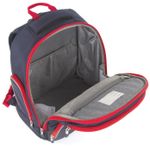 Рюкзак BRAUBERG CLASSIC, легкий каркас, премиум материал, Lion, синий, 37х32х21 см, 228829