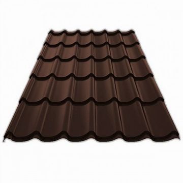 ПОД ЗАКАЗ Металлочерепица, пр-во Россия RAL 8017 0,5 мм