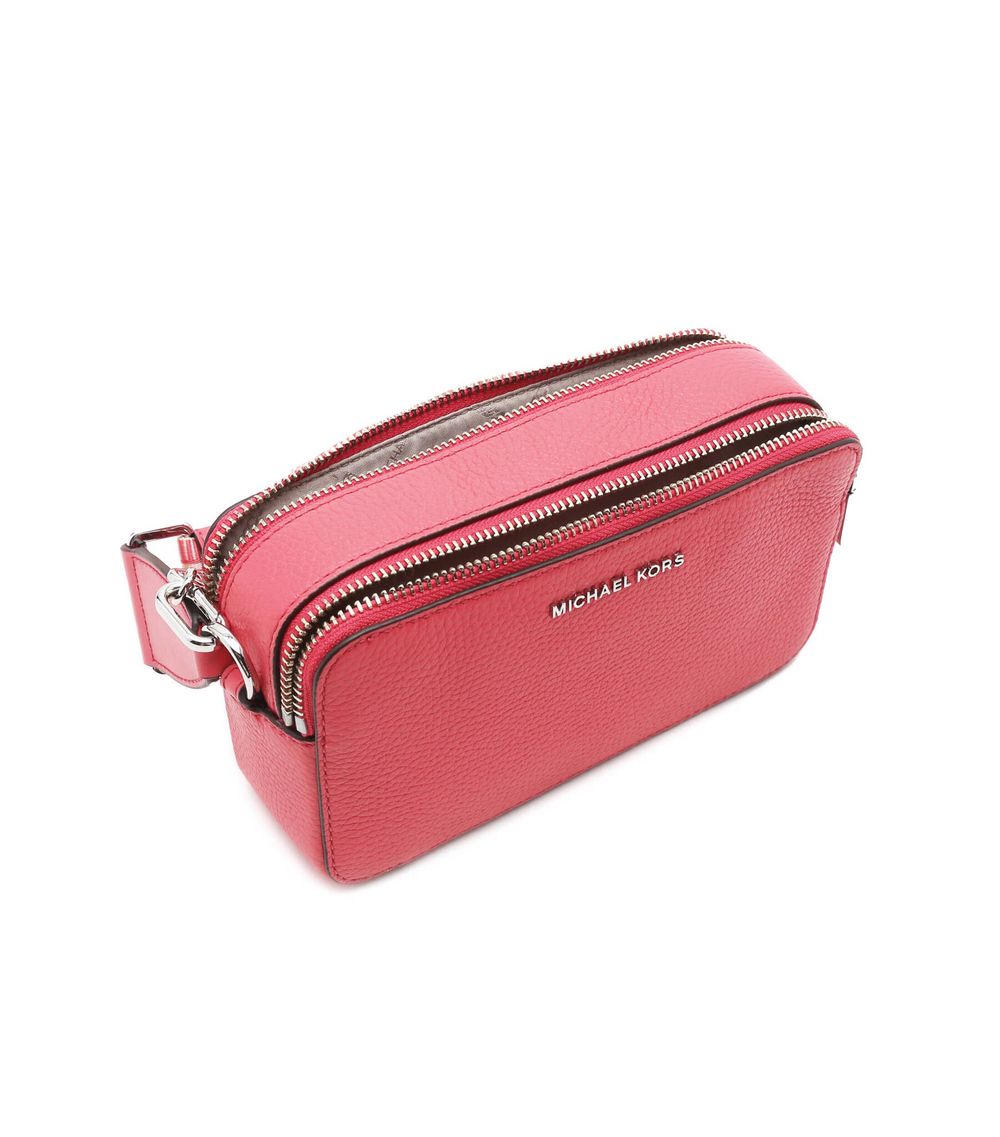 Кожаная сумка-мессенджер Michael Kors - розовый(32S3SJ6C1L)