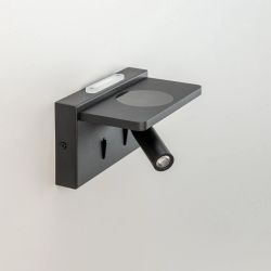 Citilux Декарт CL704371 LED USB QI Светильник поворотный Чёрный