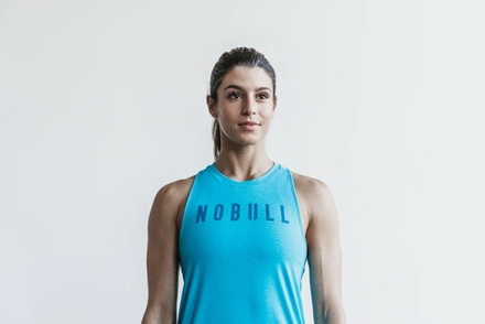 Майка NOBULL голубая