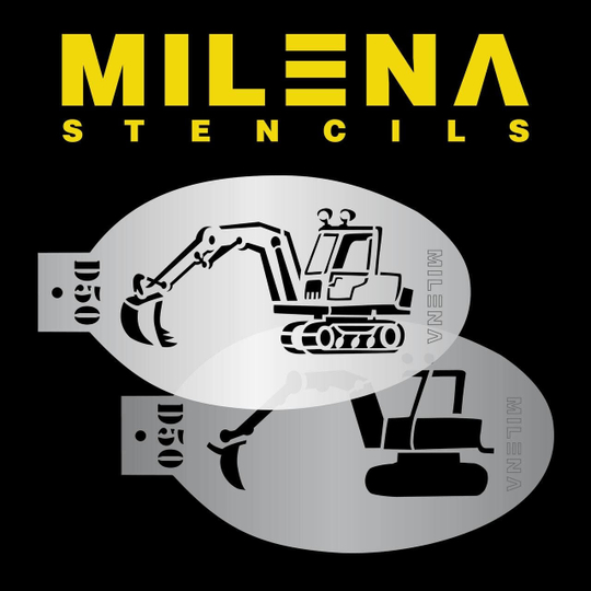 Трафарет Milena D50