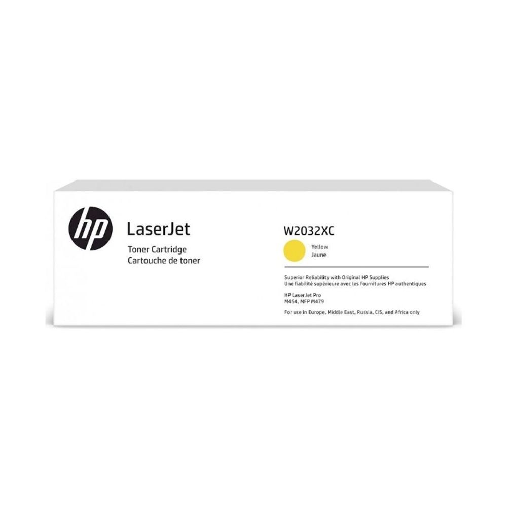 Контрактный картридж HP W2032XC (415X) для LJ Enterprise M455/M480, Pro M454/M479 желтый (6k)