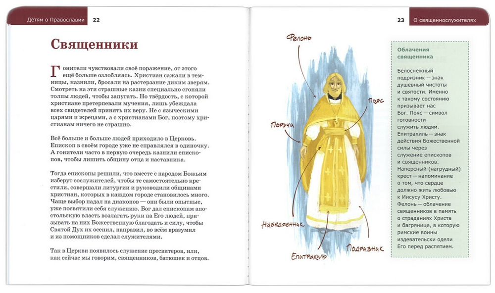 Детям о Православии. О священнослужителях.
