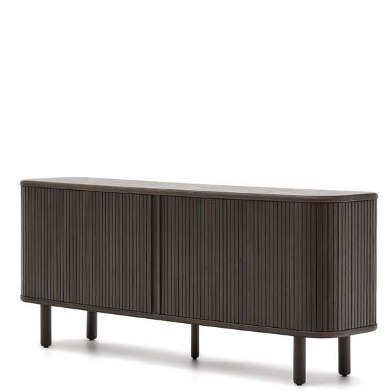 Сервант Mailen 2-дверный, 180x75 см, темный ясень