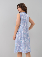 Ночная сорочка С-017/сиреневый-огурцы-к