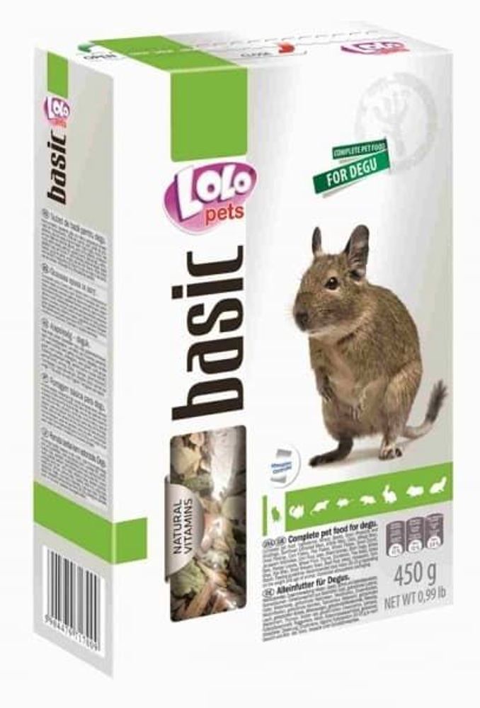 LoLo PETS Корм 450г. для дегу полнорационный