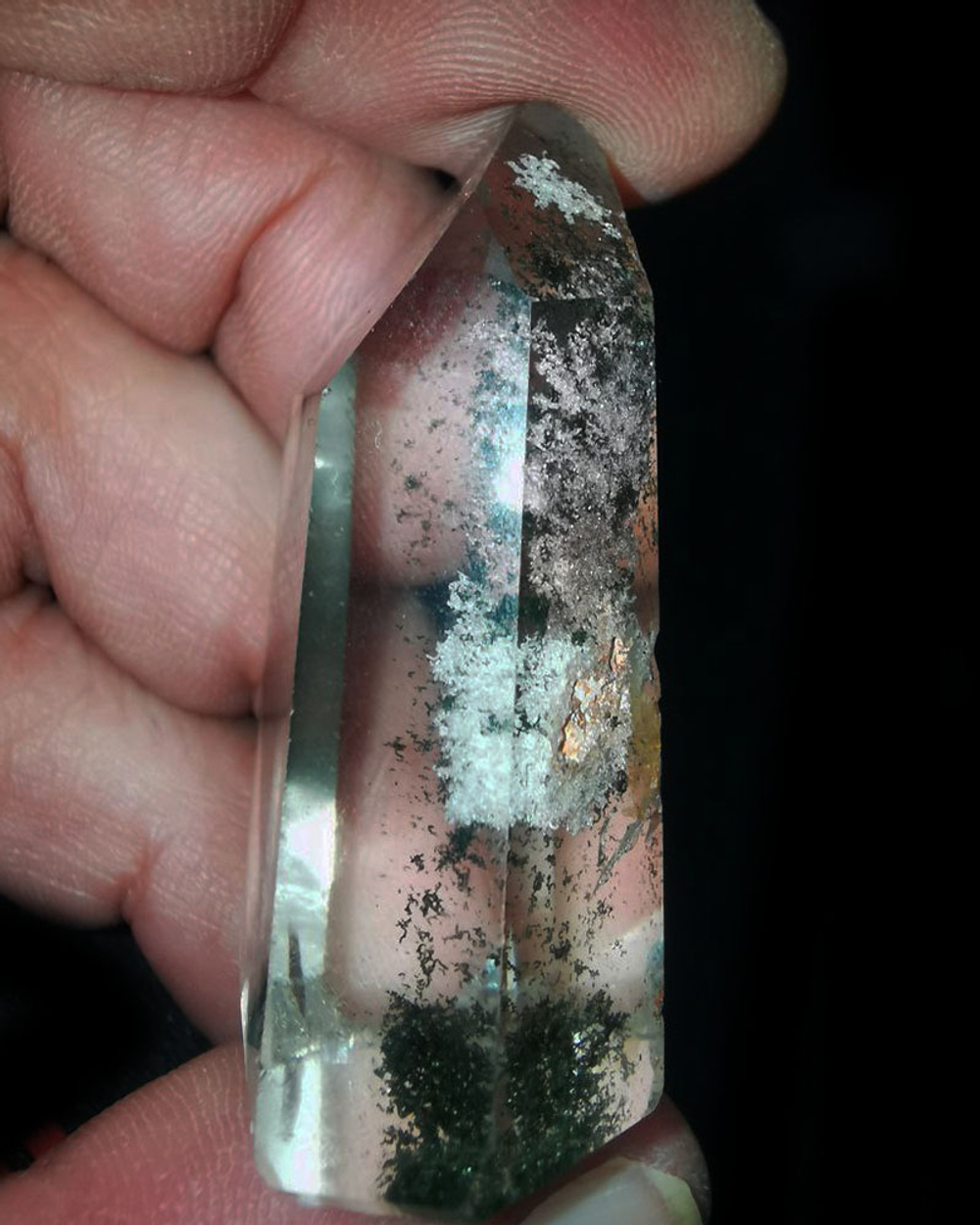 Кристалл кварц с включениями асс.