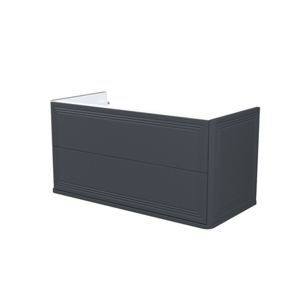 Тумба подвесная IDDIS Oxford Neo, 100 см, темно-серый, OXN10D0i95