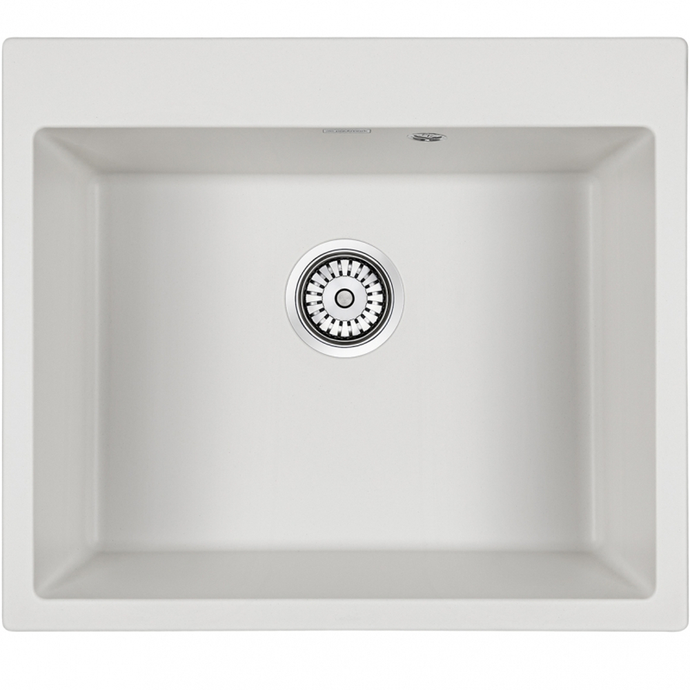 МОЙКА КВАРЦЕВАЯ KANTE PAULMARK 106052-WH БЕЛЫЙ  600*520